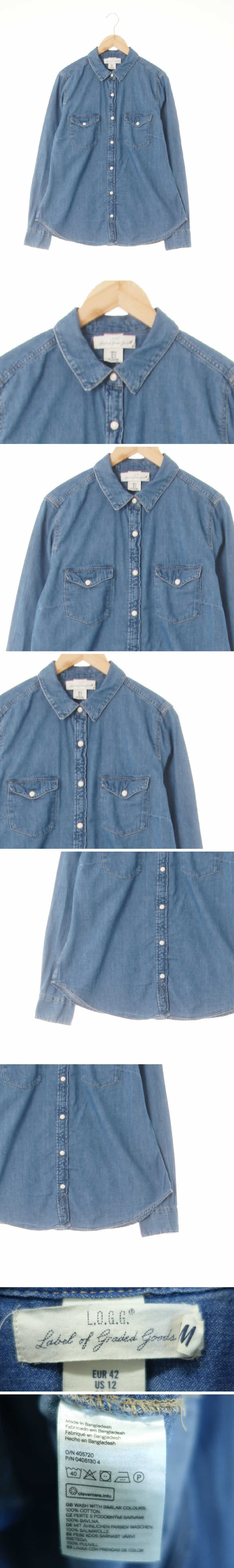 h&m 플랩더블포켓셔츠 h&m 중청 면 플랩더블포켓셔츠