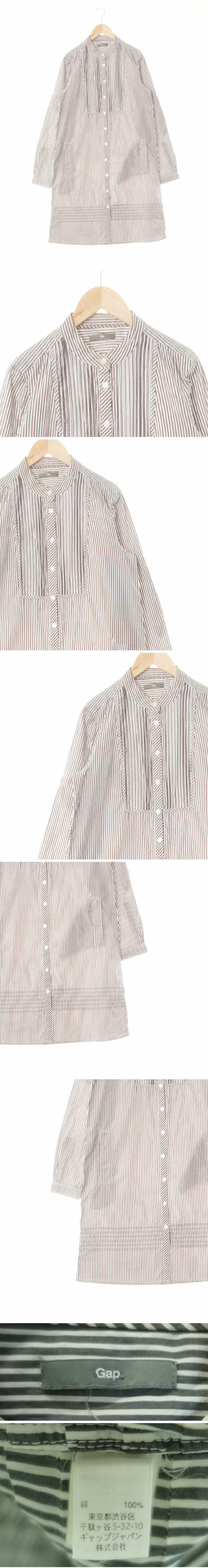 gap 플래스트런차이나카라원피스 gap 그레이 스트라이프 면 플래스트런차이나카라원피스