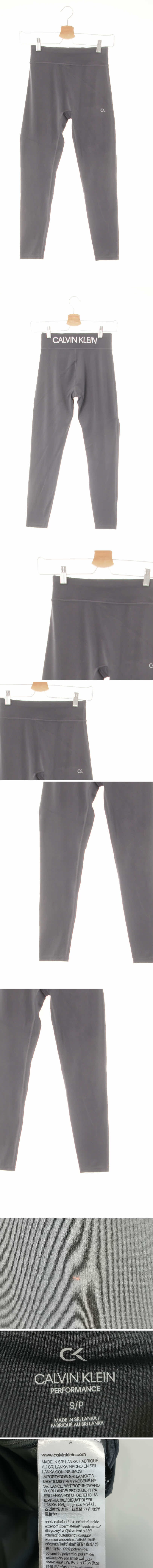 캘빈클라인 이니셜로고레깅스 캘빈클라인 다크그레이 이니셜로고레깅스