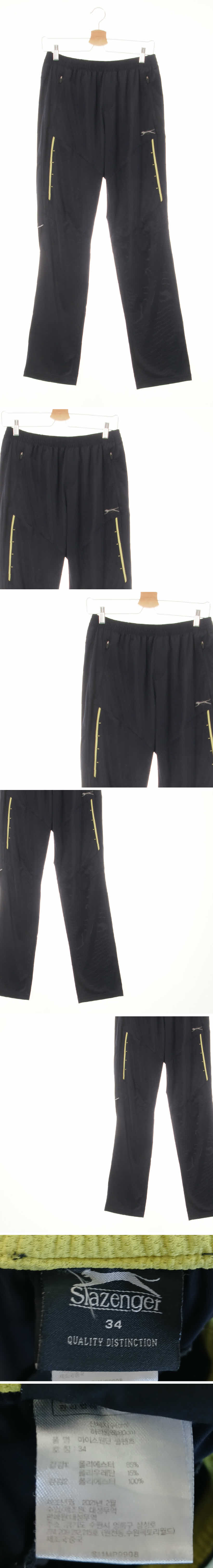 slazenger 사선절개트레이닝팬츠 slazenger 블랙 사선절개트레이닝팬츠