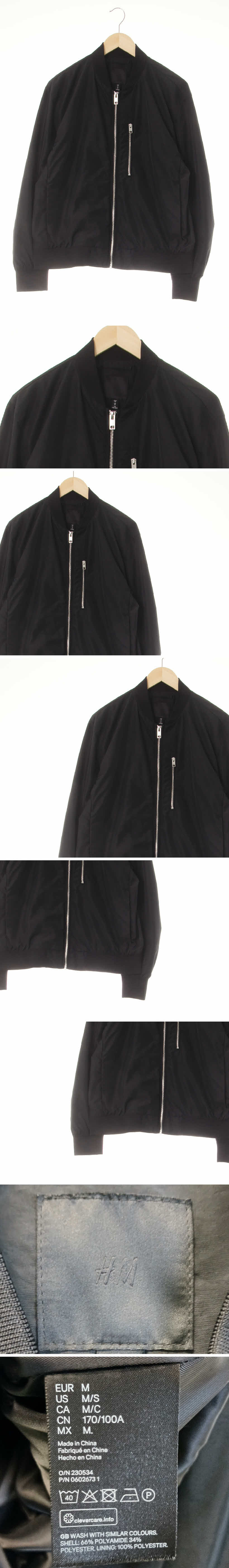 h&m 숏집업점퍼 h&m 블랙 숏집업점퍼