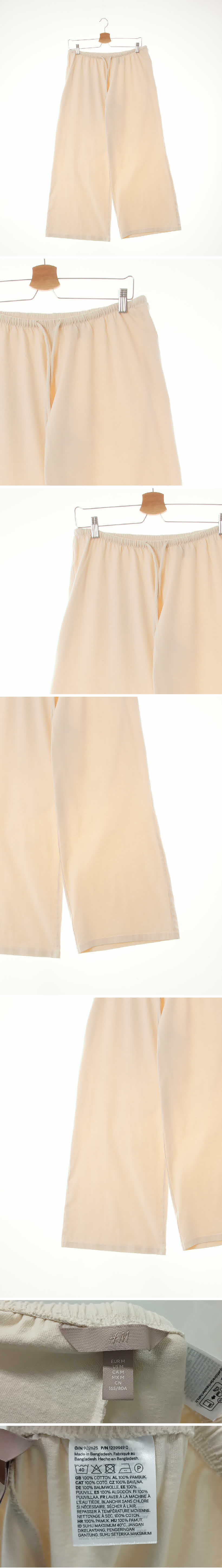 h&m 울트라와이드스트레치팬츠 h&m 아이보리 면 울트라와이드스트레치팬츠