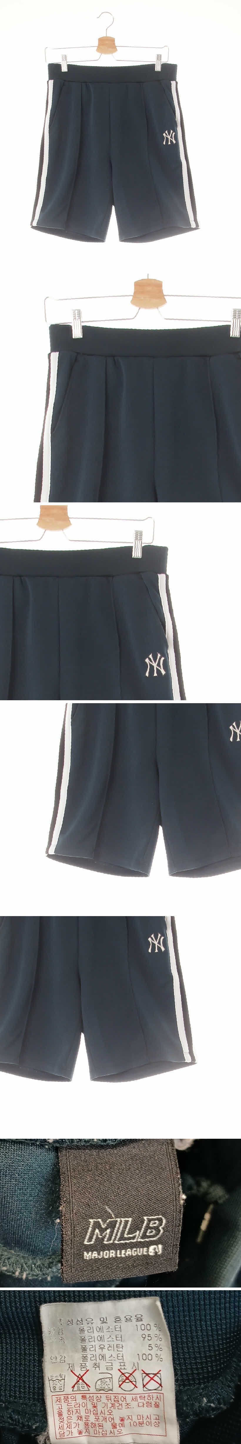 MLB 뉴욕심볼절개라인반바지 MLB 스토미씨그린 뉴욕심볼절개라인반바지