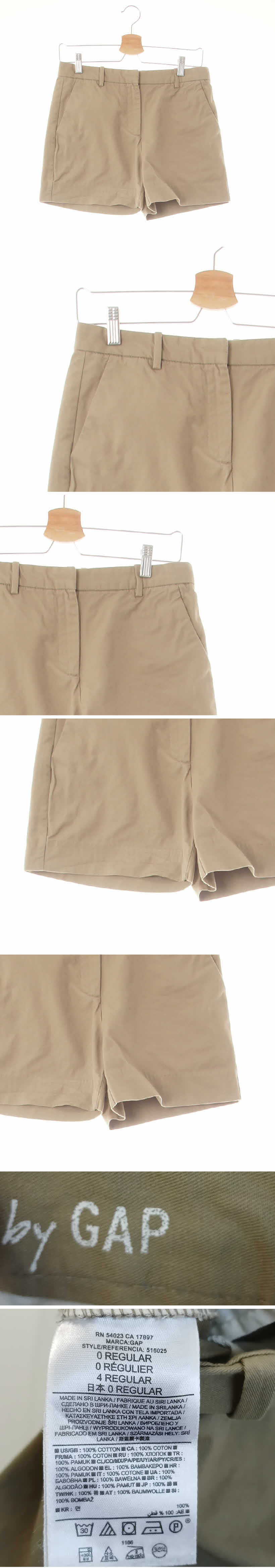 gap 치노심플숏츠 gap 라이트카키 면 치노심플숏츠