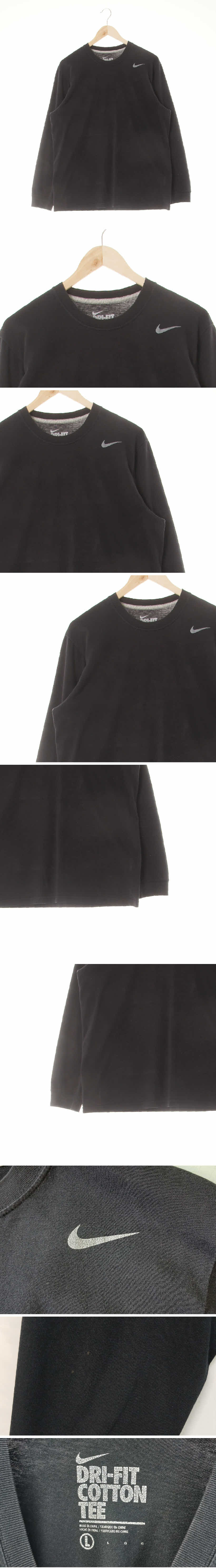 나이키 로고크루넥티셔츠 나이키 블랙 프린팅 드라이핏 로고크루넥티셔츠