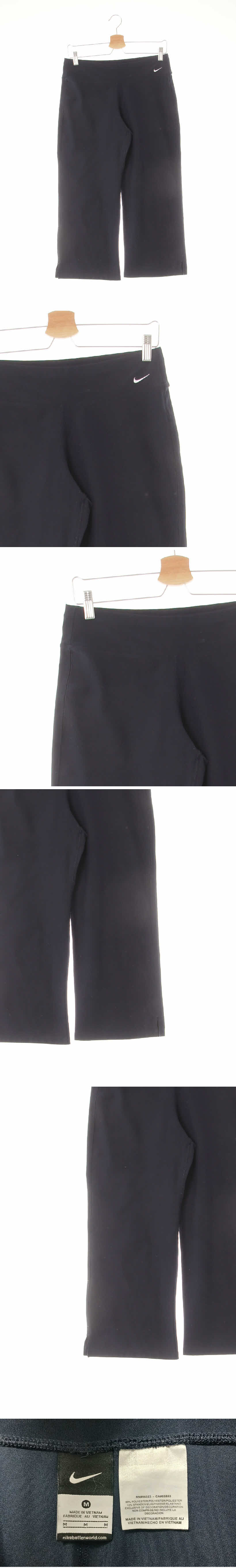 나이키 자수로고슬릿와이드레깅스 나이키 네이비 자수로고슬릿와이드레깅스