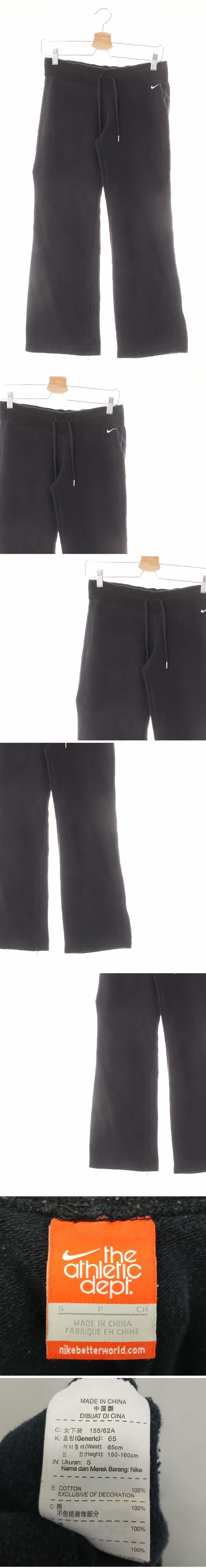 나이키 자수로고기모트레이닝팬츠 나이키 블랙 면혼방 자수로고기모트레이닝팬츠