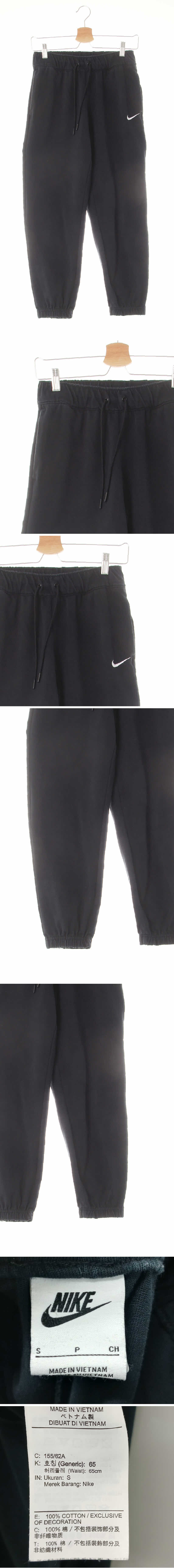 나이키 조거자수로고트레이닝팬츠 나이키 페일블랙 면 조거자수로고트레이닝팬츠