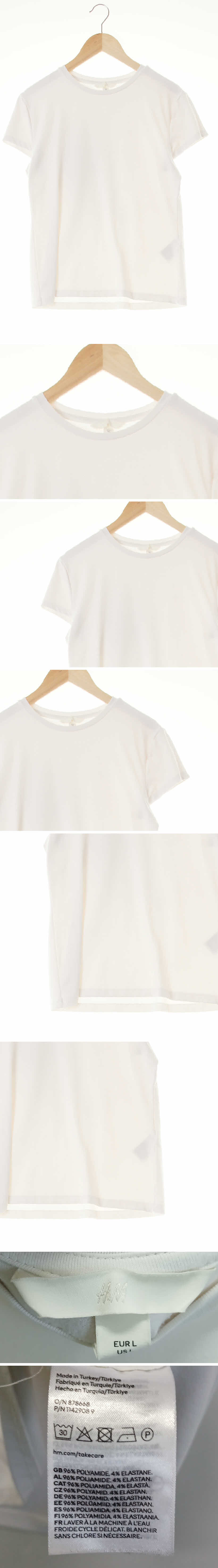 h&m 라운드베이직반팔티 h&m 화이트 라운드베이직반팔티