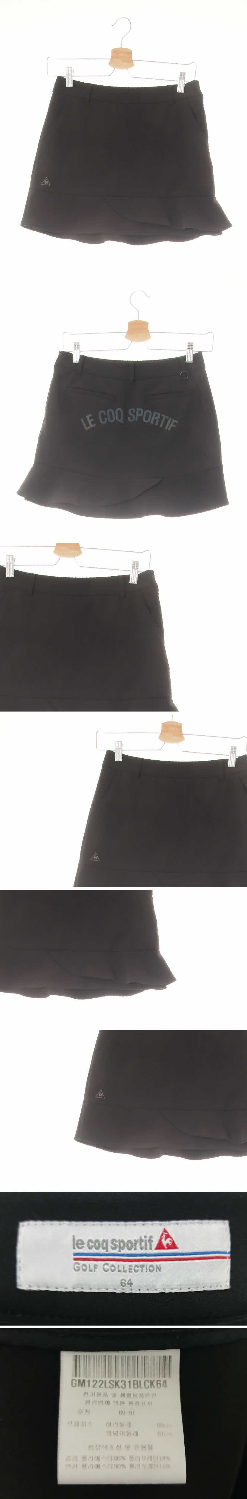 르꼬끄 프릴미니골프스커트 르꼬끄 블랙 프릴미니골프스커트