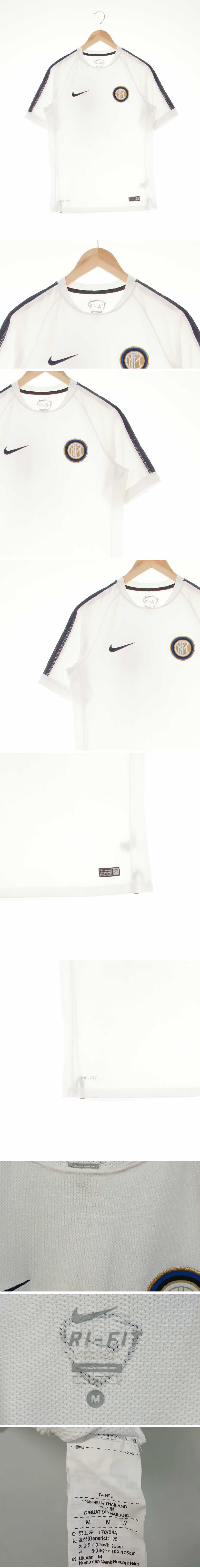 나이키 소매배색나그랑반팔티 나이키 화이트 프린팅 드라이핏 소매배색나그랑반팔티