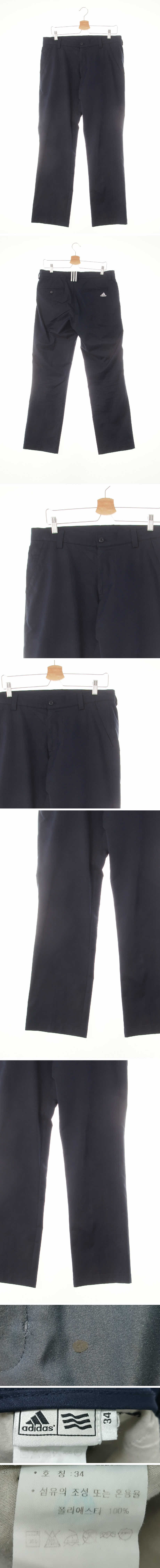 아디다스 다크네이비 스포츠베이직백로고팬츠