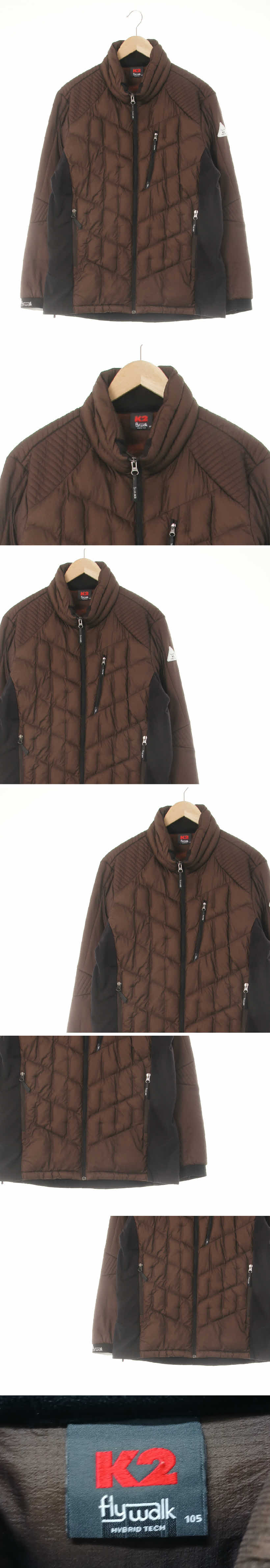 k2 플라이워크패딩점퍼 k2 진저브라운딥차콜 플라이워크패딩점퍼