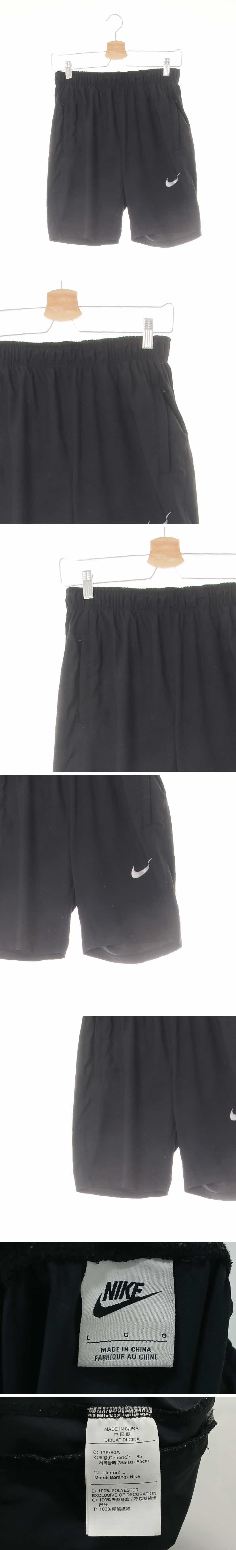 나이키 로고텐션스포츠반바지 나이키 블랙 프린팅 로고텐션스포츠반바지
