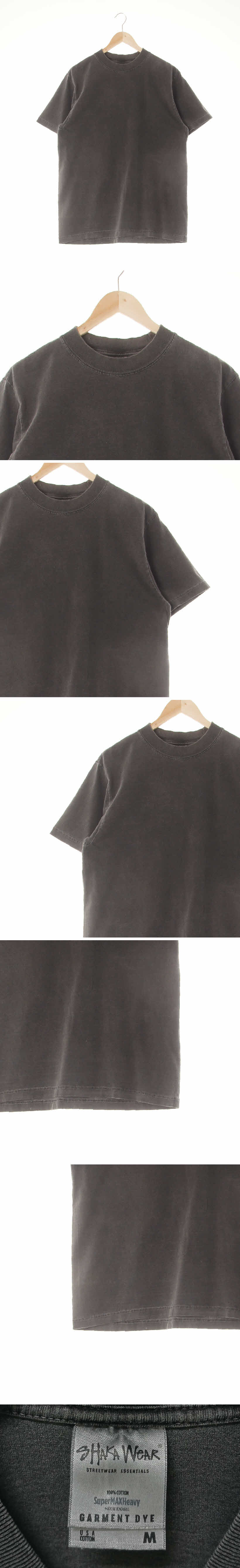 shaka wear 워싱크루넥반팔티셔츠 shaka wear 그레이 면 워싱크루넥반팔티셔츠