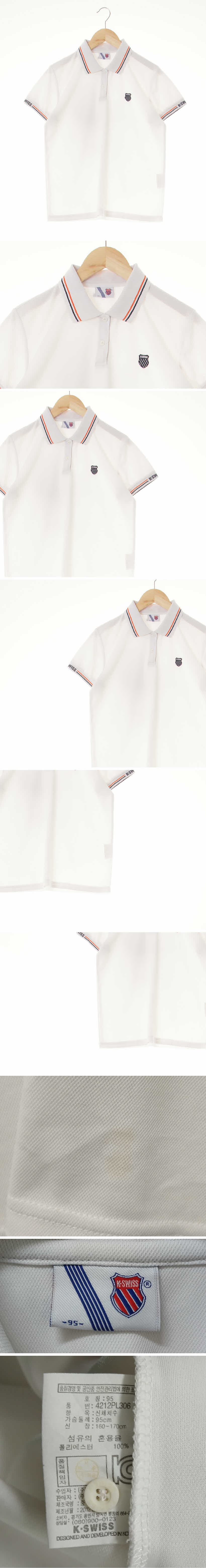케이스위스 소매라벨링카라반팔티 케이스위스 화이트 소매라벨링카라반팔티