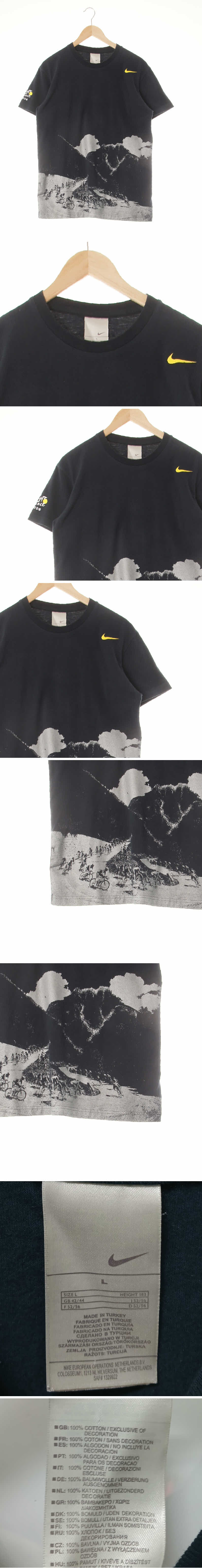 나이키 산악사이클프린팅반팔티 나이키 쿨블랙 면 산악사이클프린팅반팔티