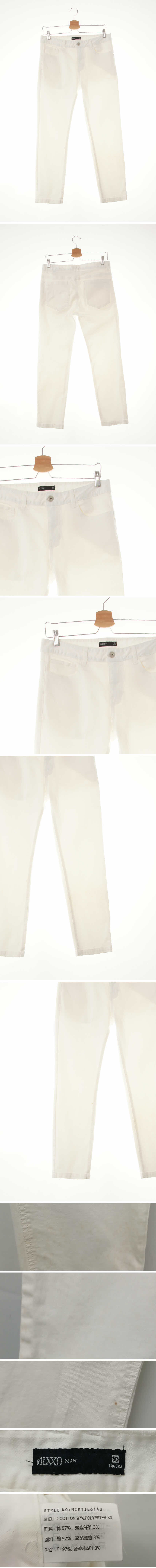 mixxo 텐션일자진 mixxo 아이보리 데님 텐션일자진