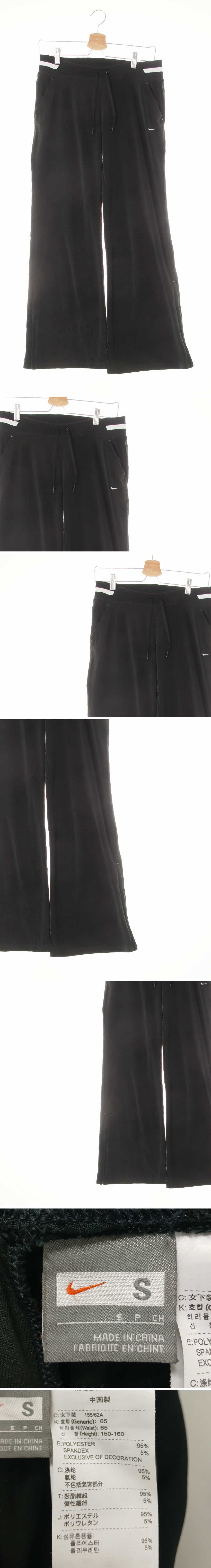 나이키 밴딩벨벳부츠컷트레이닝팬츠 나이키 블랙 밴딩벨벳부츠컷트레이닝팬츠