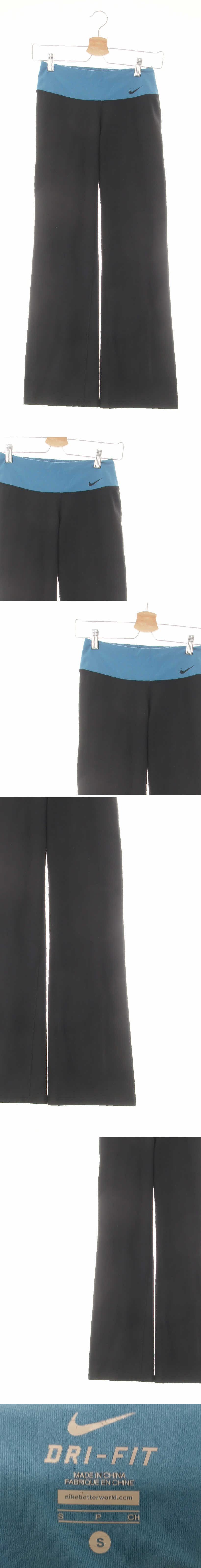 나이키 플레어배색레깅스 나이키 블랙블루 드라이핏 플레어배색레깅스