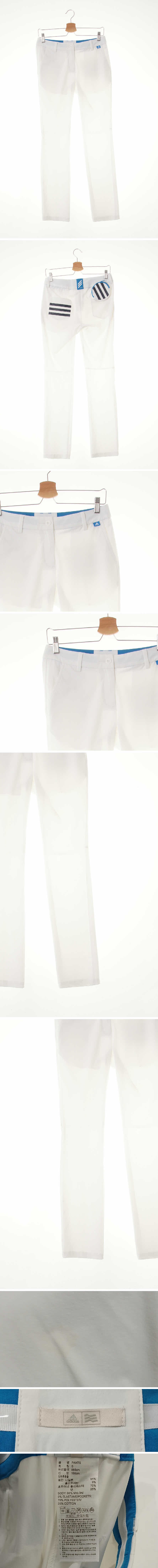 아디다스골프 삼선포켓슬림필드팬츠 아디다스골프 화이트 프린팅 삼선포켓슬림필드팬츠