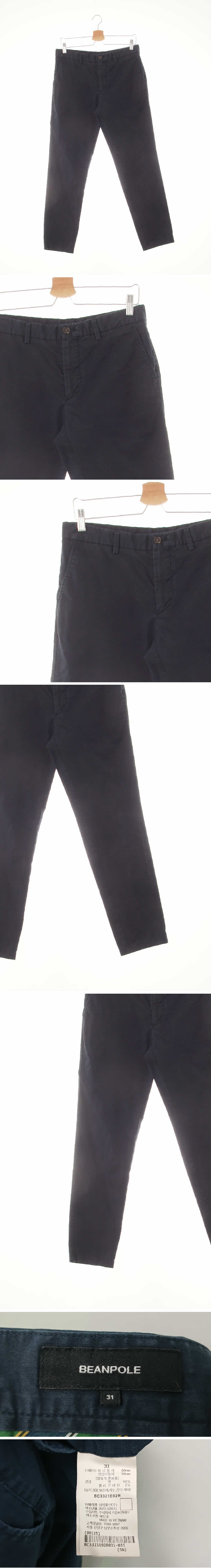 빈폴 치노팬츠 빈폴 네이비 면혼방 치노팬츠