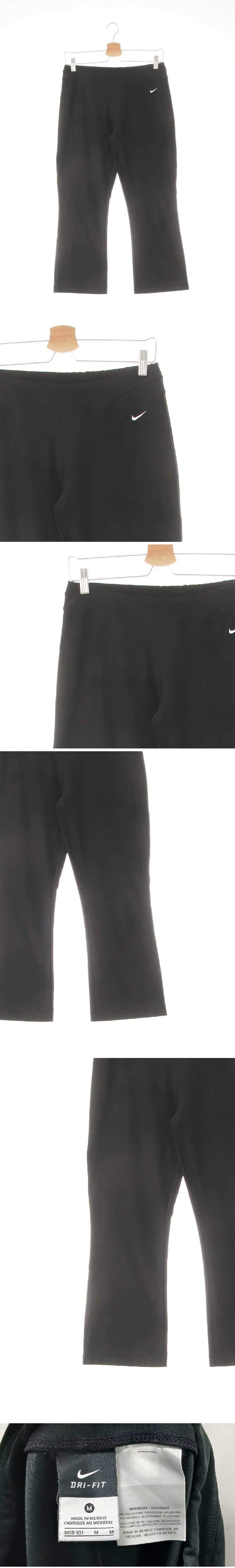 나이키 부츠컷앵클레깅스 나이키 블랙 드라이핏 부츠컷앵클레깅스