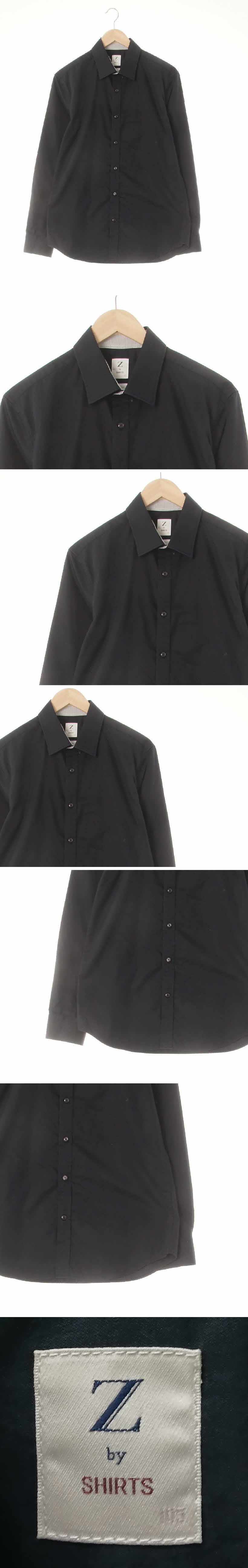 앤드지 긴팔베이직셔츠 앤드지 블랙 면혼방 긴팔베이직셔츠