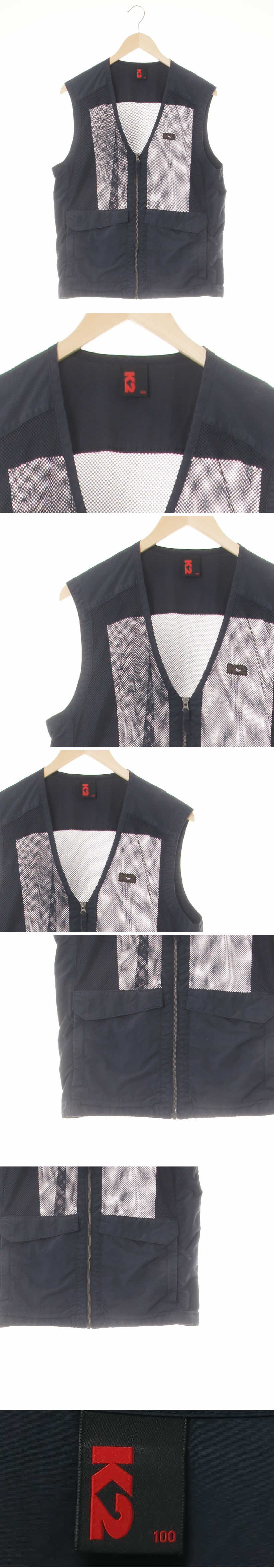 k2 플랩포켓메쉬펀칭베스트 k2 네이비 플랩포켓메쉬펀칭베스트