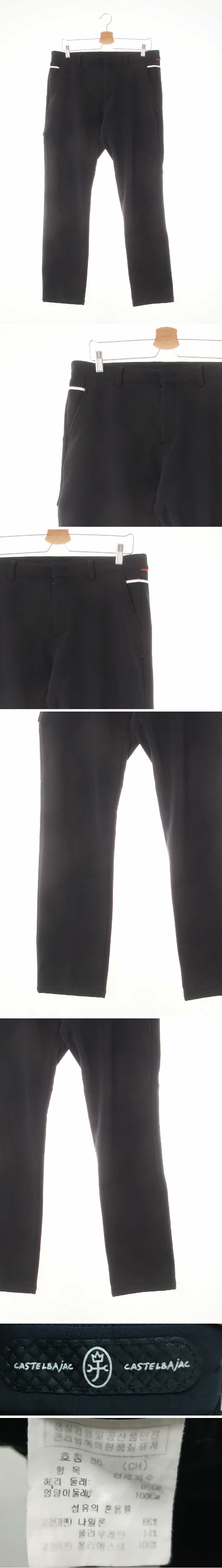 까스텔바작 기능성기모골프팬츠 까스텔바작 블랙 기능성기모골프팬츠