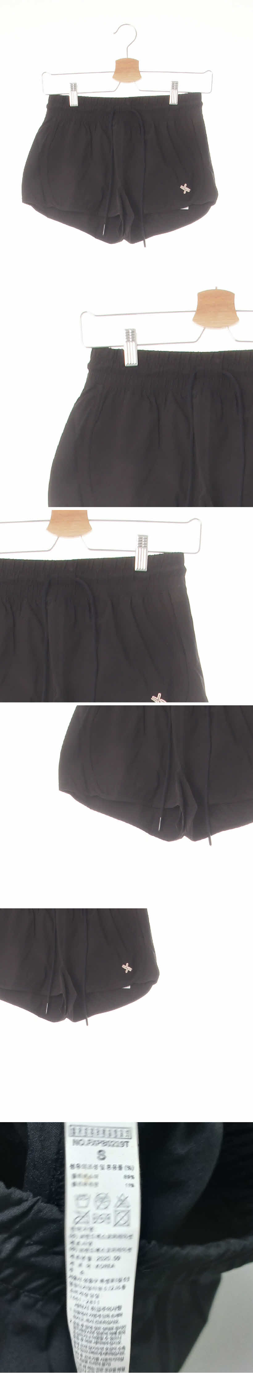 젝시믹스 로고워터숏츠 젝시믹스 블랙 로고워터숏츠