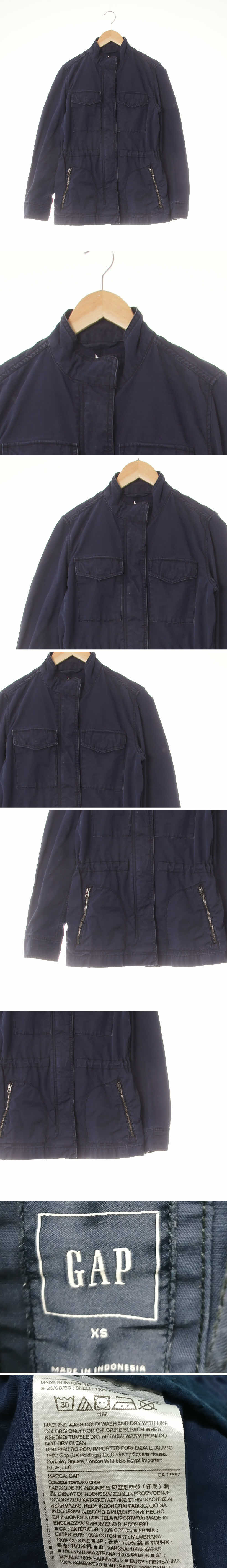 gap 워싱슬림야상자켓 gap 네이비 면 워싱슬림야상자켓