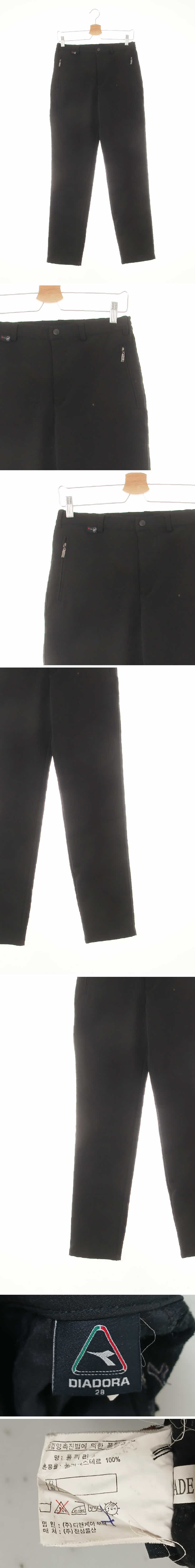 디아도라 블랙 스트레이트스포츠팬츠