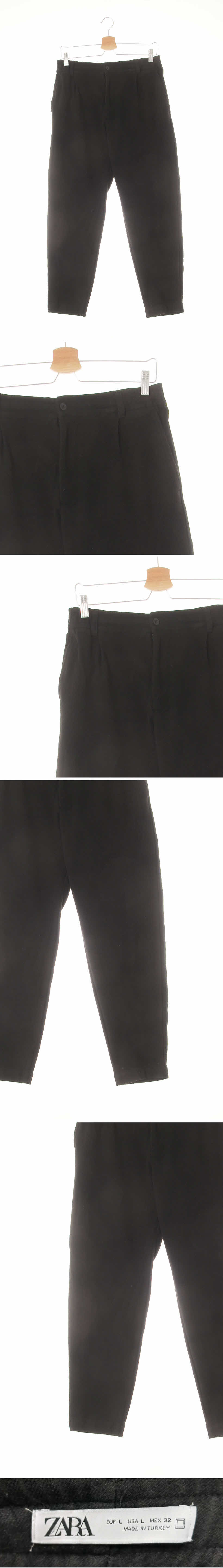 자라 핀턱웜밴딩팬츠 자라 블랙 핀턱웜밴딩팬츠