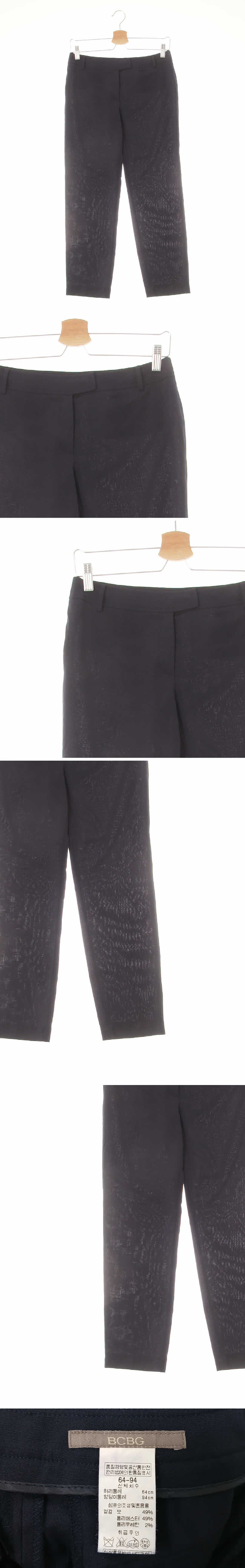 bcbg 라이트슬랙스팬츠 bcbg 네이비 울혼방 라이트슬랙스팬츠