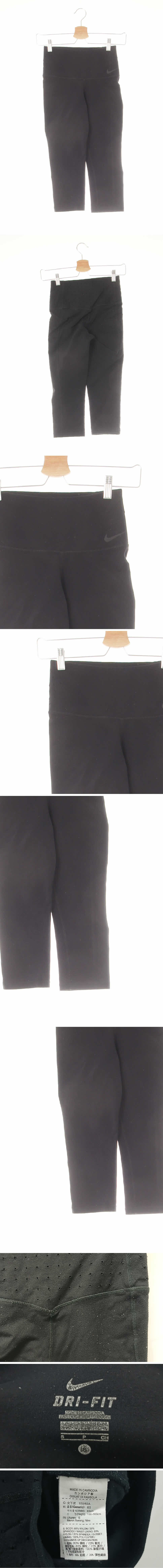 나이키 하이밴딩로고7부레깅스 나이키 블랙 프린팅 드라이핏 하이밴딩로고7부레깅스