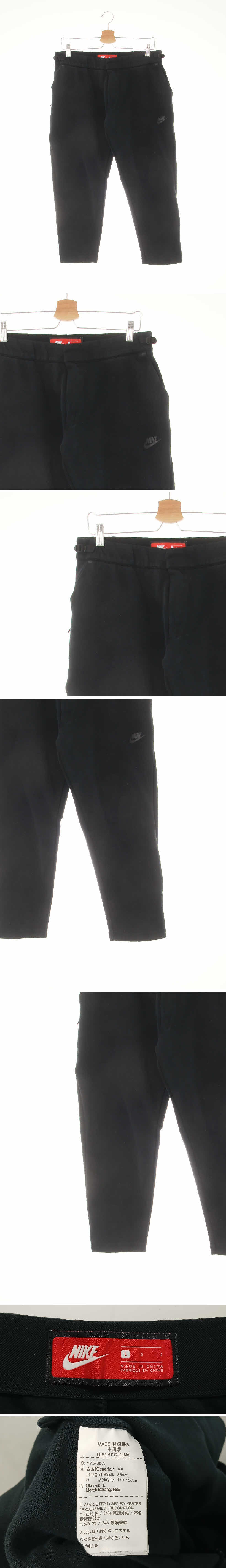 나이키 로고7부트레이닝팬츠 나이키 블랙 프린팅 면혼방 로고7부트레이닝팬츠