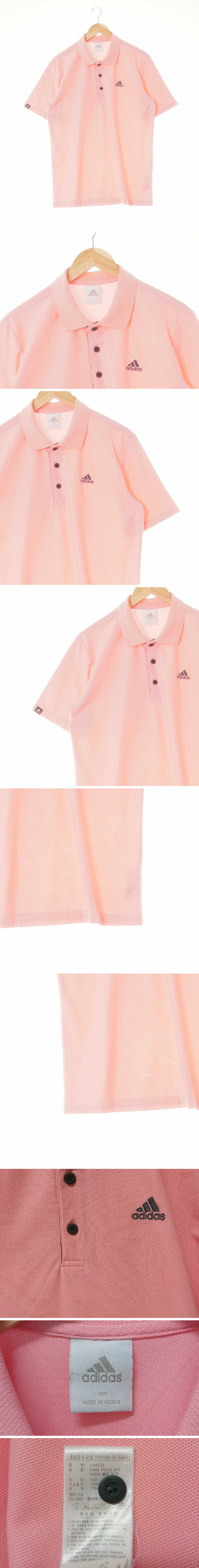 아디다스 로고루즈반소매카라티 아디다스 아몬드블라썸핑크 로고루즈반소매카라티