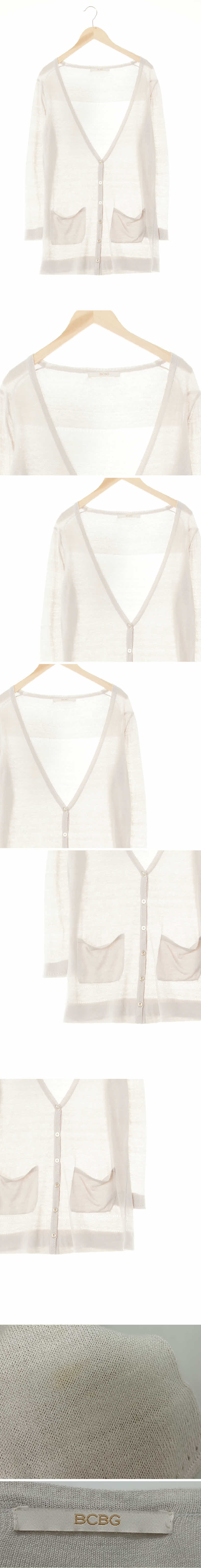 bcbg 라이트펀칭라인롱가디건 bcbg 라이트그레이 라이트펀칭라인롱가디건