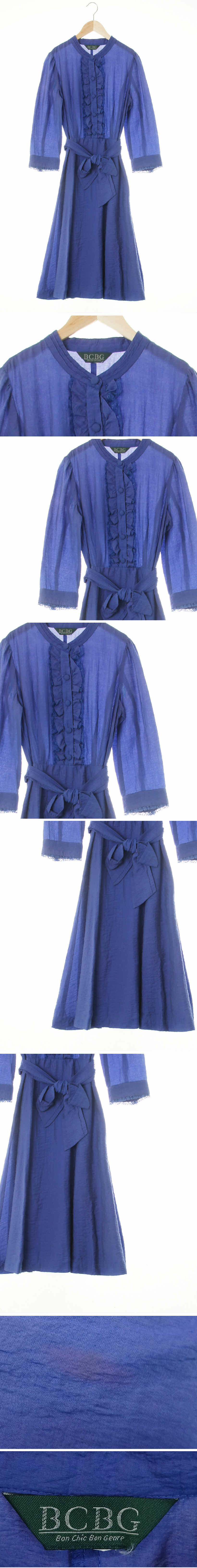 bcbg 프릴레이스하프버튼원피스 bcbg 울트라바이올렛 프릴레이스하프버튼원피스