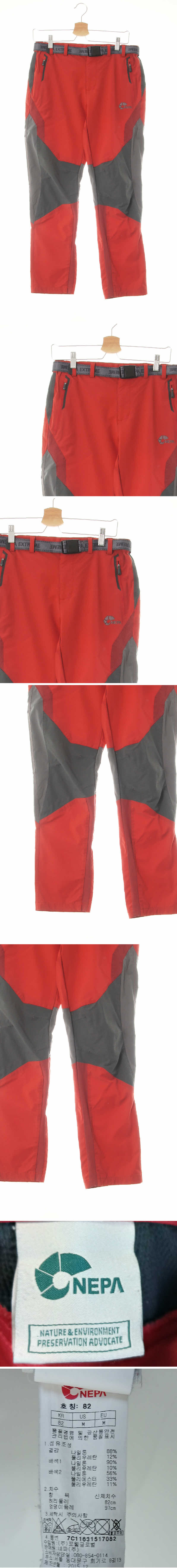 네파 컬러배색패널등산팬츠 네파 하이리스크레드미디엄그레이 컬러배색패널등산팬츠