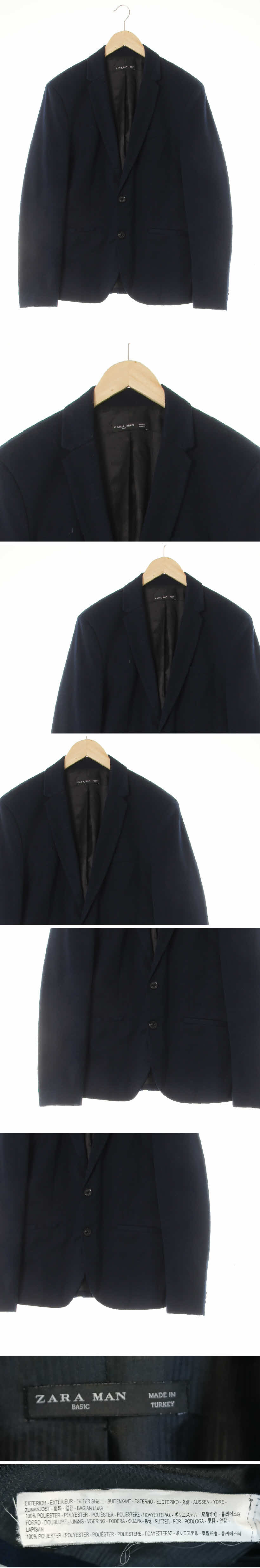 자라맨 투버튼블레이저 자라맨 네이비 투버튼블레이저