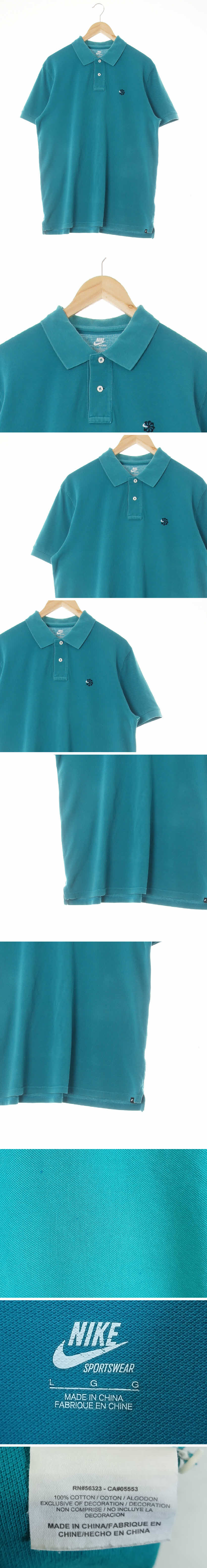 나이키 플라워자수로고카라반팔티 나이키 오션뎁스블루 면 플라워자수로고카라반팔티