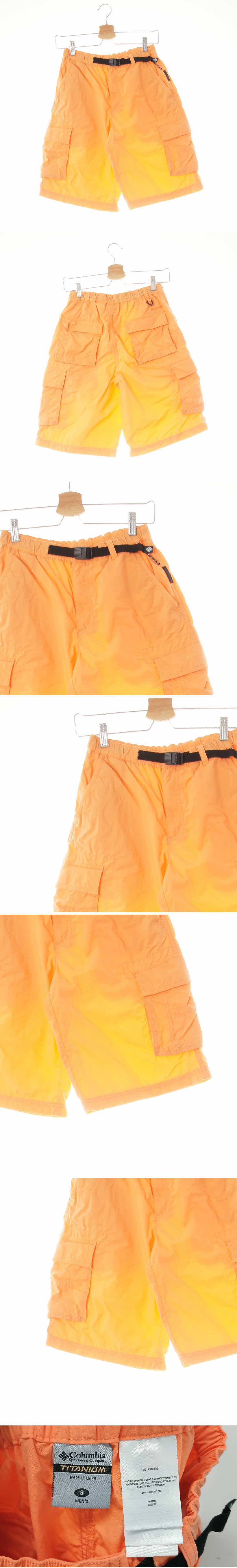 콜롬비아 카고벨티드반바지 콜롬비아 오렌지 카고벨티드반바지