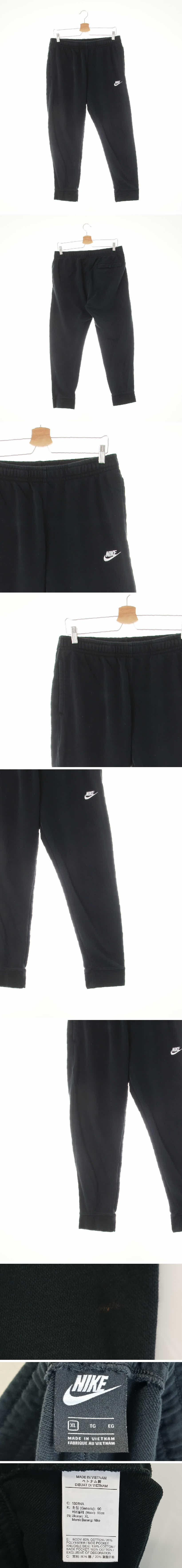 나이키 자수로고조거트레이닝팬츠 나이키 블랙 면혼방 자수로고조거트레이닝팬츠