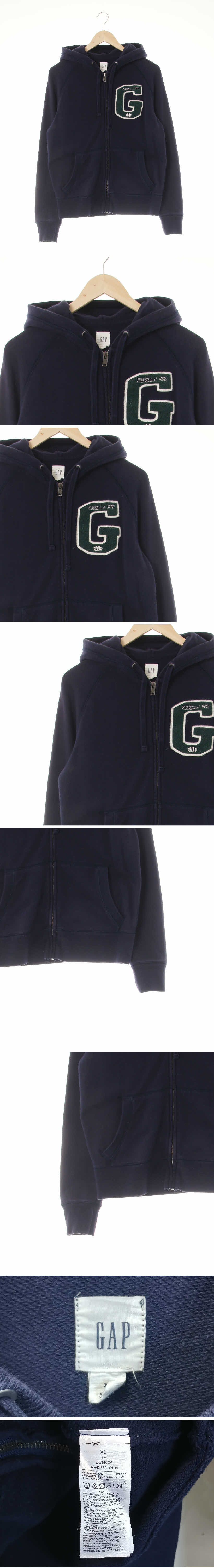 gap 부클알파벳패치나그랑후드집업 gap 네이비 면 부클알파벳패치나그랑후드집업