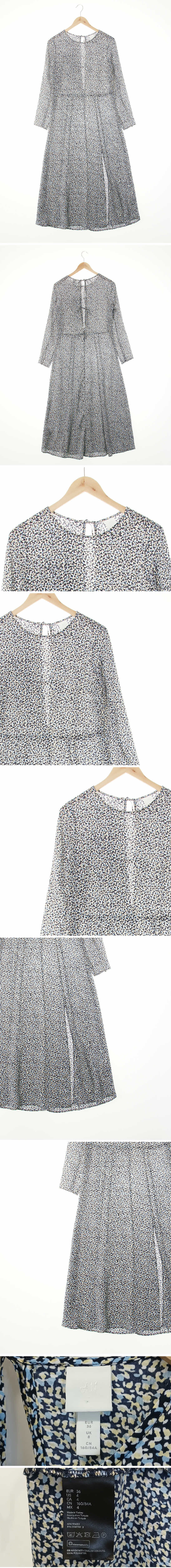 h&m 크링클백슬릿리본맥시원피스 h&m 네이비 크링클백슬릿리본맥시원피스