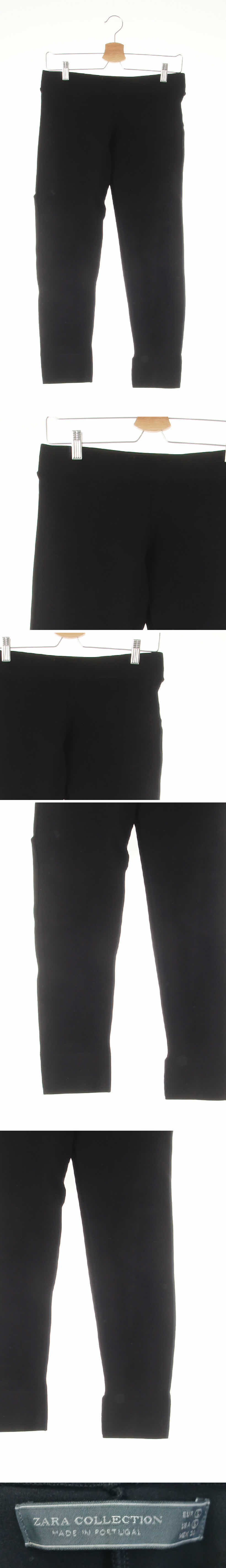 자라 와이드밴딩로우레깅스 자라 블랙 비스코스혼방 와이드밴딩로우레깅스