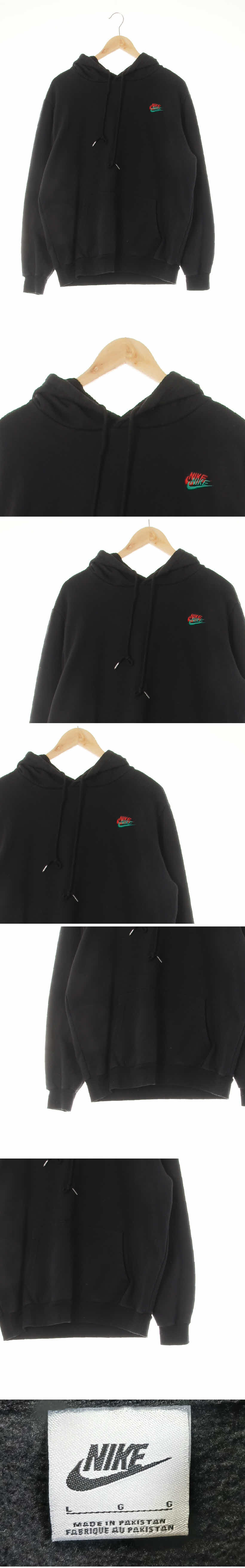 나이키 멀티투자수로고후드티 나이키 블랙 면혼방 멀티투자수로고후드티