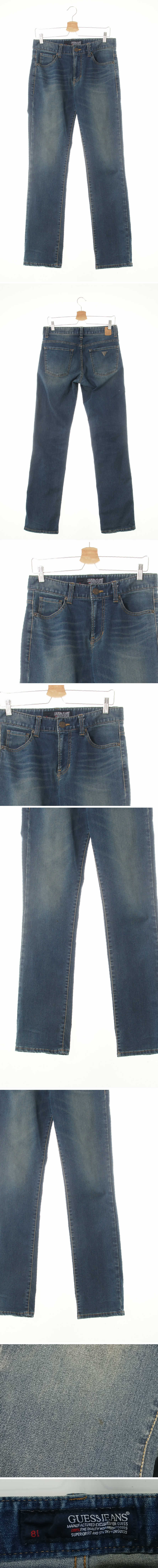 Guess 워싱슬림진 Guess 진청 데님 워싱슬림진